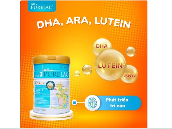 Sữa PureLac số 2 lon 800g cho trẻ 6-12 tháng