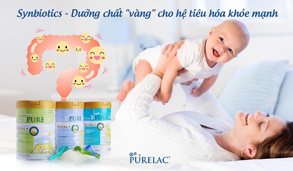 Sữa PureLac số 2 lon 800g cho trẻ 6-12 tháng