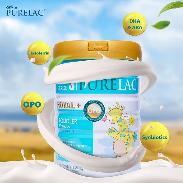 Sữa PureLac số 3 lon 800g cho trẻ 1-3 tuổi