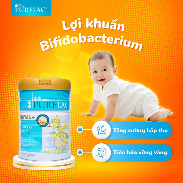 Sữa PureLac số 3 lon 800g cho trẻ 1-3 tuổi