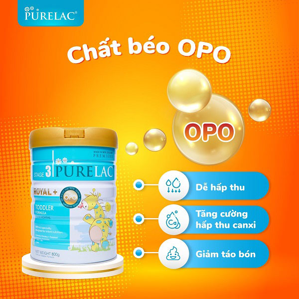 Sữa PureLac số 3 lon 800g cho trẻ 1-3 tuổi