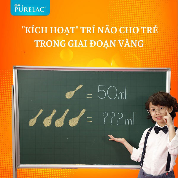 Sữa PureLac số 3 lon 800g cho trẻ 1-3 tuổi