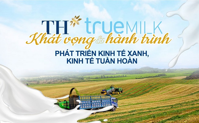 Sữa TH True Milk nguyên chất bịch 220ml