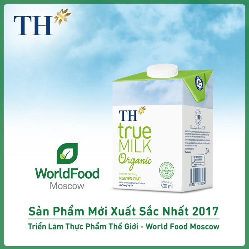 Sữa tươi hữu cơ TH True Milk Organic hộp 500ml