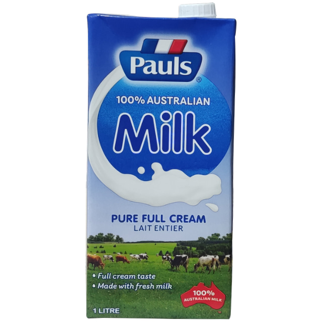 sữa tươi nguyên kem Pauls nhập khẩu Úc hộp 1 lít