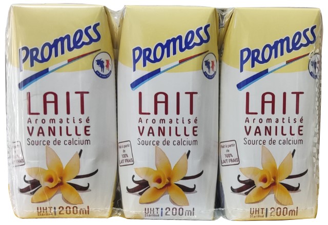 Sữa tươi Pháp Promess vị vani hộp 200ml