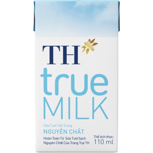 Sữa tươi TH True Milk Nguyên chất hộp 110ml