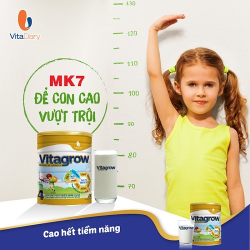 Sữa Vitagrow 2+ tăng chiều cao cho trẻ trên 2 tuổi lon 900g