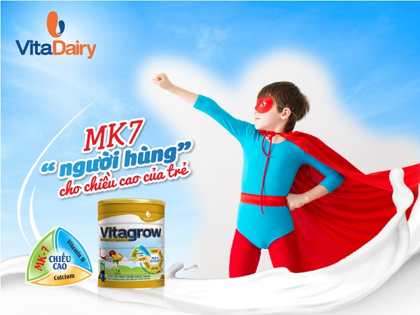 Sữa Vitagrow 2+ tăng chiều cao cho trẻ trên 2 tuổi lon 900g