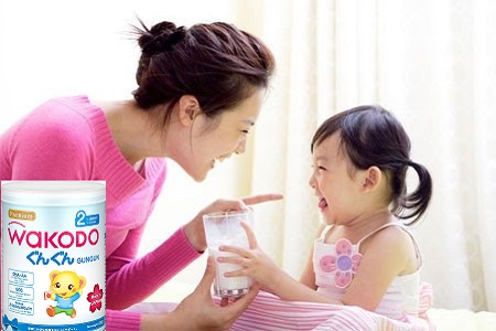 Sữa Wakodo nội địa nhật lon 830g cho trẻ 1 đến 3 tuổi