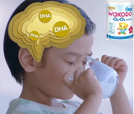 Sữa Wakodo nội địa nhật lon 830g cho trẻ 1 đến 3 tuổi