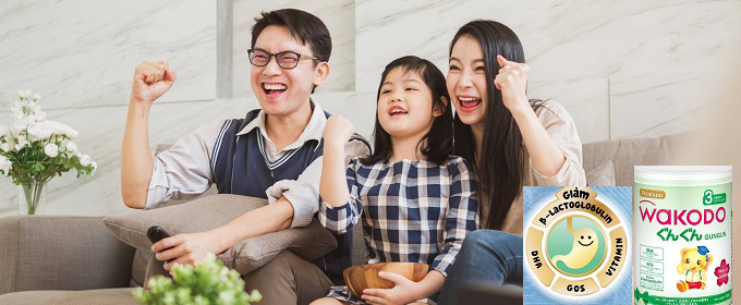 Combo Sữa Wakodo số 3 lon 830g cho trẻ trên 3 tuổi