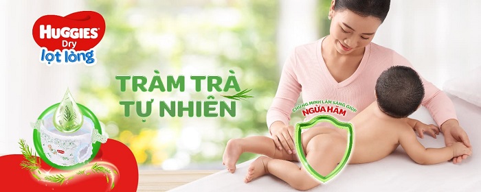 Tã dán Huggies size M 76 miếng cho trẻ 6-11kg