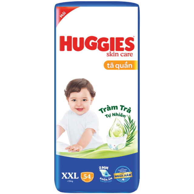 Tã quần Huggies size XXL 54 miếng cho trẻ trên 15 kg