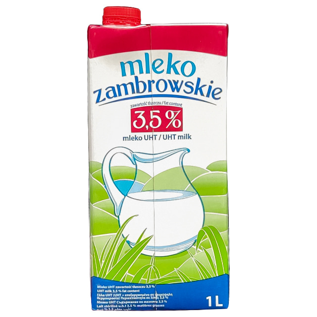 Sữa tươi Ít Béo Mleko Zambrowskie hộp 1L