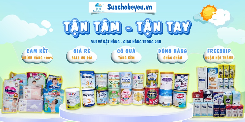 giới thiệu sữa cho bé yêu