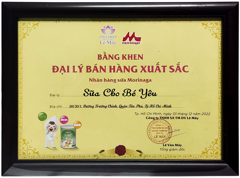 giới thiệu sữa cho bé yêu