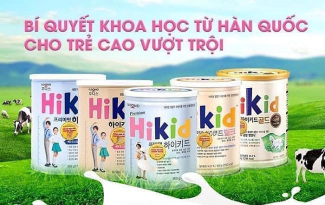 Chương trình khuyến mãi sữa Hikid Hàn Quốc