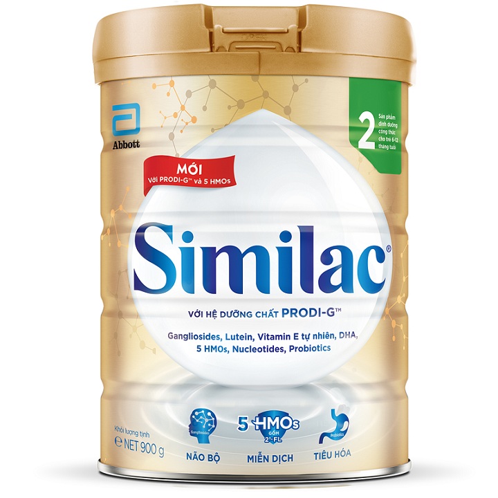 sữa similac iq số 2 lon 900g cho trẻ từ 6 đến 12 tháng 