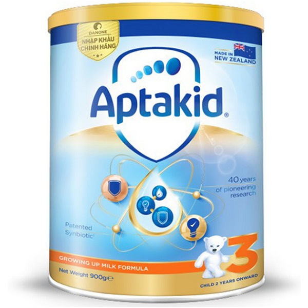 Sữa Aptakid số 3 lon 900g nhập khẩu new zealand cho trẻ từ 2 tuổi