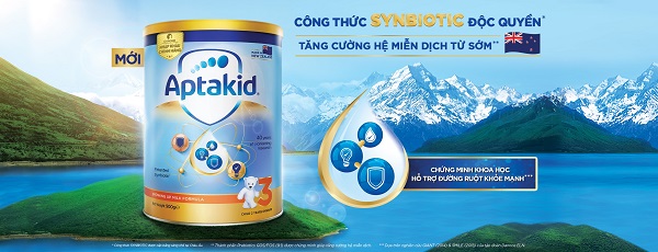 Sữa Aptamil new zealand số 2 nhập khẩu hộp 900g cho trẻ 1 đến 2 tuỗi