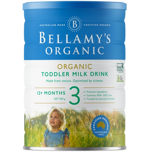 Sữa Bellamy's Organic số 3 lon 900g cho trẻ trên 1 tuổi 