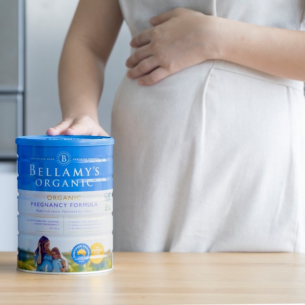 Sữa Bellamy's Organic Úc cho mẹ mang thai, lon 900g 