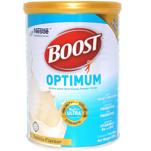 sữa nestle boost optimum dinh dưỡng cho người lớn lon nhỏ 400g