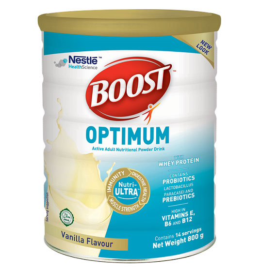 sữa nestle boost optimum dinh dưỡng cho người lớn lon 800g