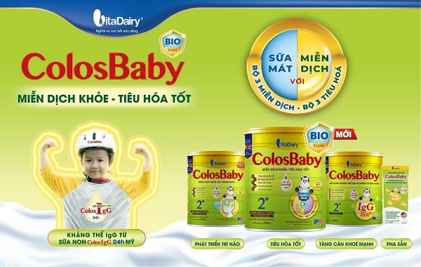 Sữa ColosBaby BIO Gold 1+ cho trẻ 1- 2 tuổi 