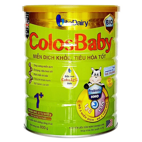 Sữa ColosBaby BIO Gold 1+ lon 800g cho trẻ 1- 2 tuổi