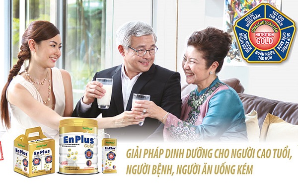 Sữa Enplus Gold lon 900g dinh dưỡng cho người lớn