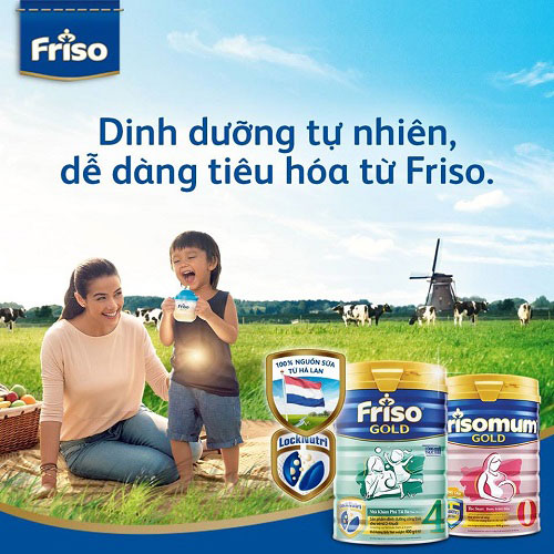 Sữa Friso Gold số 4 lon1.4 kg cho trẻ 2 đến 6 tuổi