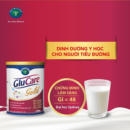 Sữa GluCare Gold cho người tiểu đường lon 900g