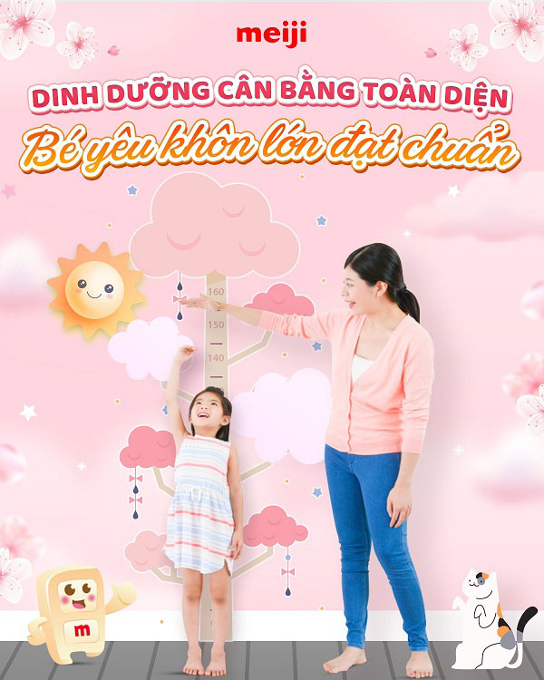 Sữa Meiji Kids Formula 900g cho trẻ 3-10 tuổi nhập khẩu