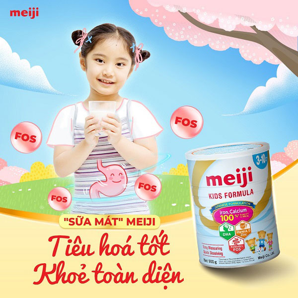 Sữa Meiji Kids Formula 900g cho trẻ 3-10 tuổi nhập khẩu