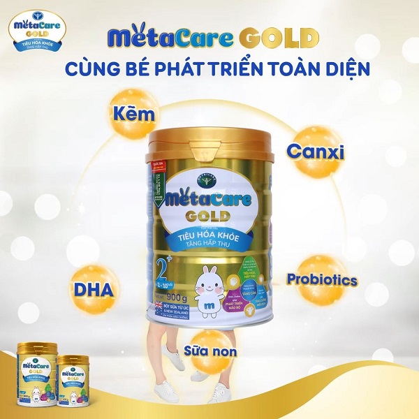 Sữa metacare gold 0+ lon 800 cho trẻ 0-12 tháng tuổi