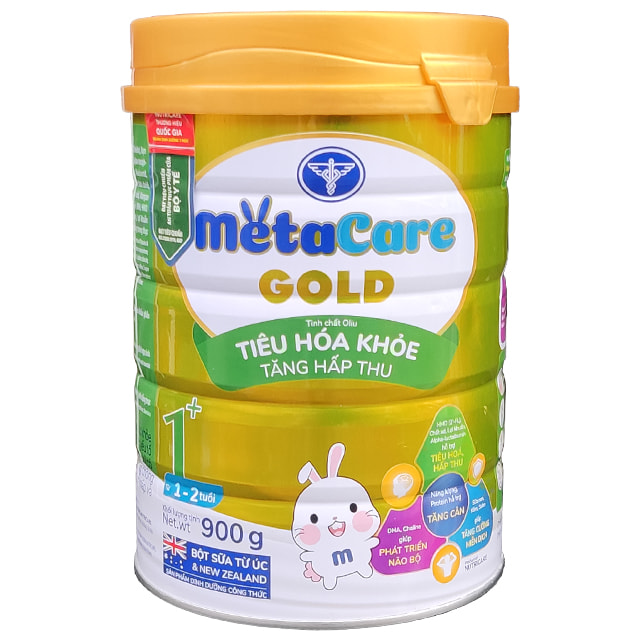 Sữa MetaCare Gold 1+ lon 900g cho trẻ 1-2 tuổi