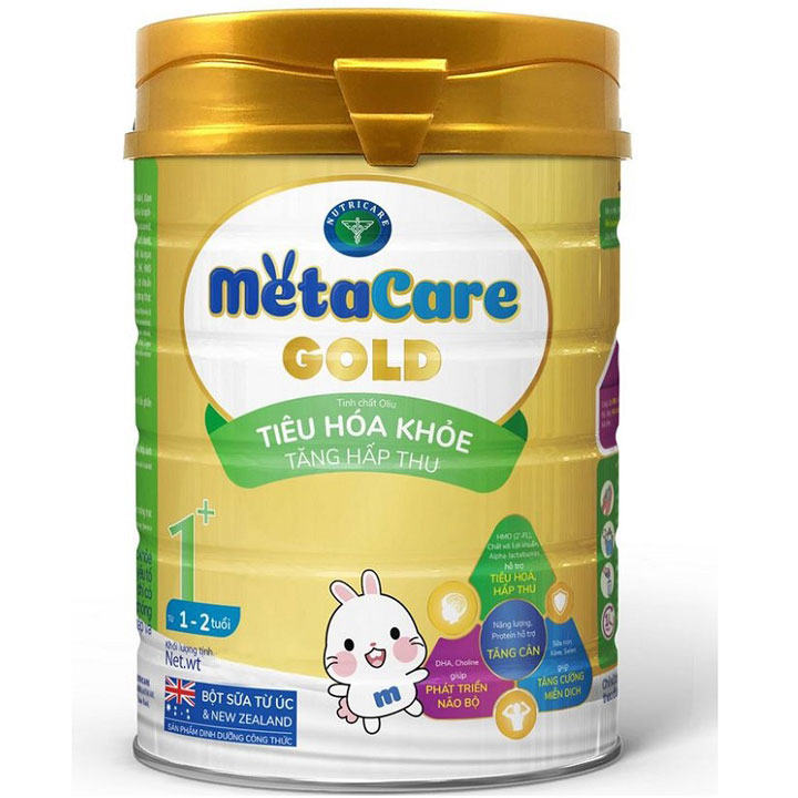 Sữa MetaCare gold 1+ lon 400g cho trẻ 1-2 tuổi