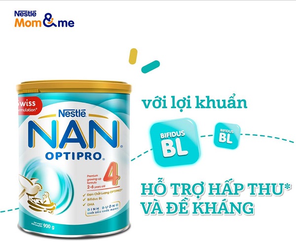 sữa Nan optipro số 3 lon 900g cho trẻ 1 đến 2 tuổi