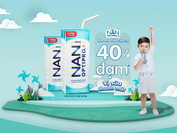 Sữa Nan optipro 4 lon 900g cho trẻ 2 đến 6 tuổi 