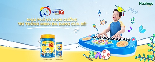 Sữa Nuti IQ Gold số 4 lon 1.5kg cho trẻ 2-6 tuổi