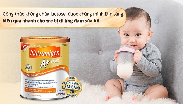 Sữa Nutramigen A+ 400g cho trẻ dị ứng đạm cho trẻ 0-12 tháng