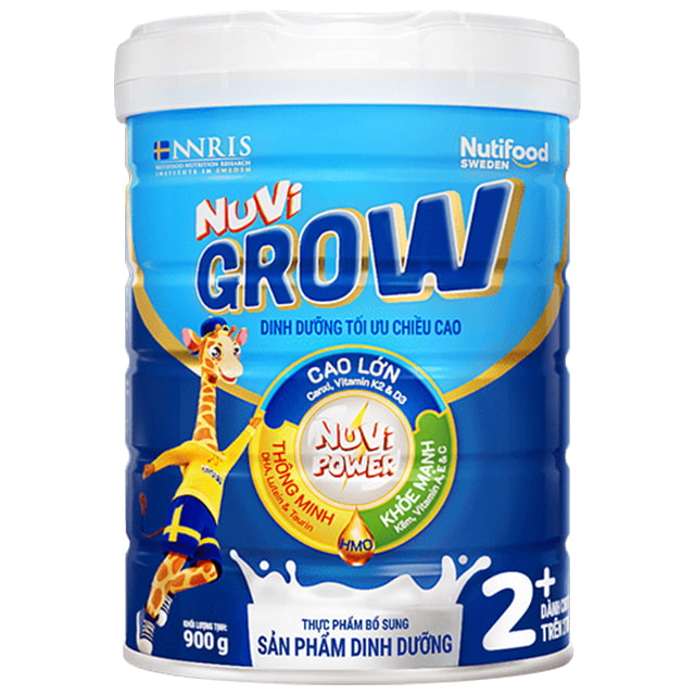 sữa bột nuvita grow 900g cho trẻ trên 2 tuổi