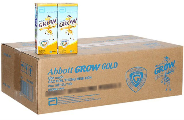 sữa bột pha sẵn abbott grow gold hộp 180ml cho trẻ trên 2 tuổi