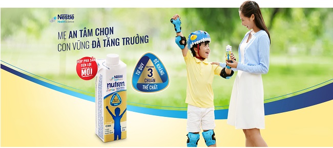 Sữa bột pha sẵn Nutren Junior hôp 200ml cho trẻ từ 1-10 tuổi