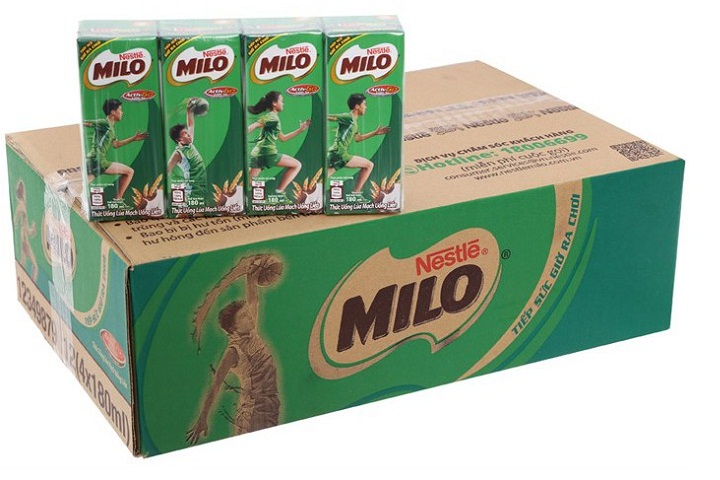 Sữa Milo có đường hộp 180ml