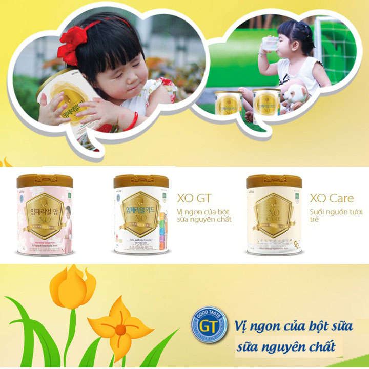 Sữa XO số 3 Namyang Hàn Quốc, hộp 800g dành cho trẻ từ 6-12 tháng