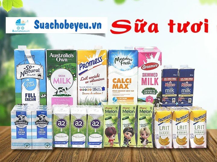 sữa cho bé yêu