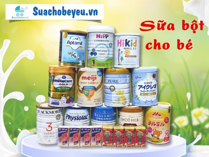 sữa cho bé yêu